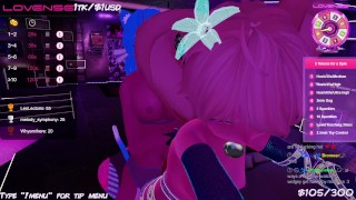 Futa Mistress Scolds VR Bunny Girl In The Back During A Live Stream