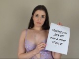 Losers will jerk over anything  - humiliating JOI - Larah Sky