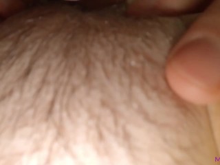 EATING Young UNSHAVED Pussy with SQUIRTING Orgasm - EXTREME CLOSE UP ASMR
