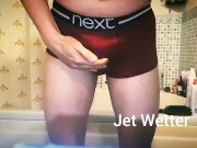 Preview 2 of Desperate wetting my boxers in slow motion