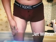 Preview 5 of Desperate wetting my boxers in slow motion
