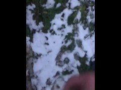 Masturbating in the Snow