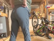 Preview 1 of Pissy Emmy - Wetting In My Garage