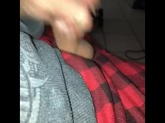 Jerking off next to s. friend