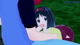 Erika und ich haben nachts intensiven Sex im Park. - Pokémon Hentai
