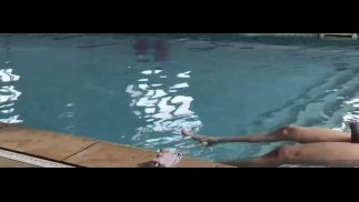 water wet pool see through bulge