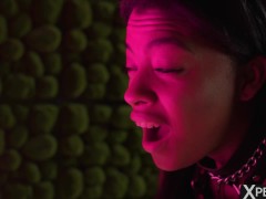 XPERVO - Sofi Vega Gagged Restrained and Waiting in Her Basement Dungeon