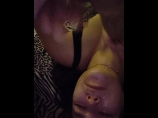 Upside Down Deepthroat Facefucking Huge_Facial