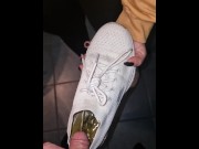 Preview 3 of He pees in my white sneakers