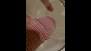 Pissing in a glass