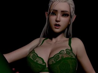 Stunning Forest Elf with Piecing Green Eyes_Has Sex in_POV 3D Porn