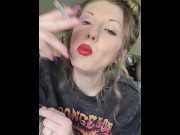 Preview 1 of Compilation of Sexy & Seductive Recent Smoke Exhales for you- XOXO- Roxy