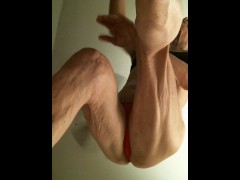 Red Bikini Workout! - Screenshot 2 of 16 - Longsmoothlegs