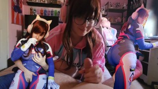 After Losing A Game Overwatch D Va Gets Fucked Hard Cosplay Sex