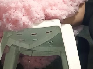 Pettiskirt wetting in my own chair