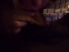 That hot blowjob at the bar