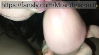 милфа проглотила сперму и облизала хуй