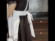 Preview 1 of Lazy maid got a strap-on in the ass from the Mistress