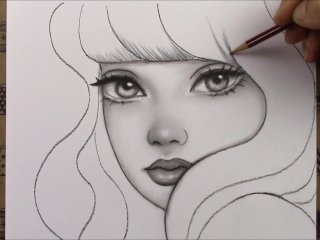 drawing, luxury girl, exclusive, sfw