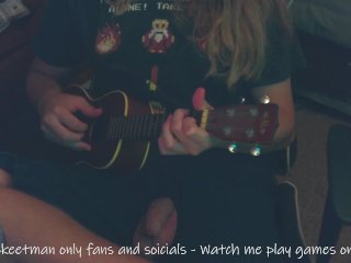 teen, big dick, 60fps, ukulele