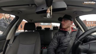 Slut wife enjoy sperm from strangers in a car park. Cuckold husband makes video. Amateur