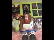 Preview 5 of Monika reads you Doki Doki poems to help you relax after finishing