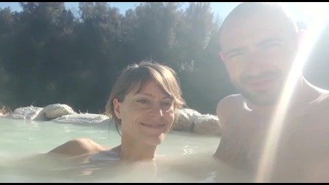 Come passare una giornata alle terme in Toscana con @almasol e guardoni ( Bagni di Petriolo) Siena