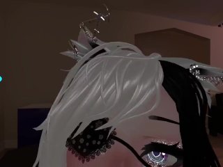 Trans Neko Girl Masturbates for_You (myFirst Video)