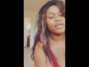 Preview 1 of SEXY CARIBBEAN BBW REDBONE TWERKS HER FAT NATURAL ASS IN FISHNETS