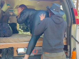 Van life/ fire crackling w/ BBW in leather sex :) KALLIELONEWOLF