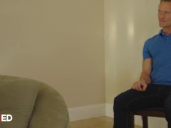 Milfed - Carmen Valentina Comes In The Living Room And Finds Her Husband's Friend Waiting For Her