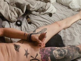 Mikel Donovon sounds his dick and loves ❤️ it!