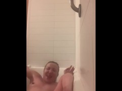 Paraplegic girl slips in bathtub