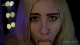 At The Same Time Very Sensual ASMR And Rough Mouth Fuck