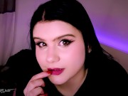 Preview 6 of First Time CEI - FemDom, Cum Eating Instructions, JOI, Face & Eye Fetish, Oral Fixation, Goddess