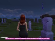 Preview 6 of She goes to the cemetery for one last fuck with her boyfriend