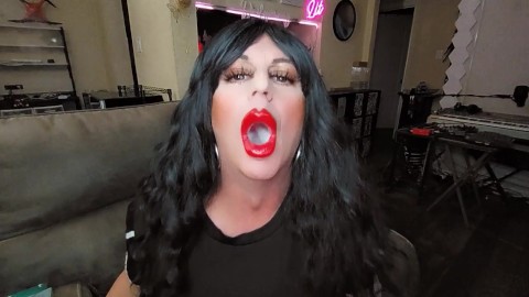 crazy hot sugar baby lipstick smoking fetish crossdresser crossdressing virgin makeup