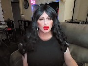 Preview 6 of sugar baby lipstick smoking fetish crossdresser crossdressing virgin makeup