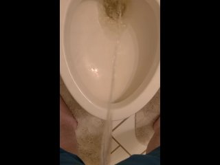 piss, solo male, verified amateurs, toilet