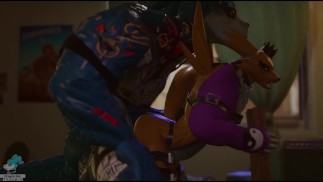 Би-би-си Гей Большой Дракон Мускул и Атлетичный Лис - РЕНАМОН И ПЛАМЕННЫЙ МОНСТР ЧЛЕН