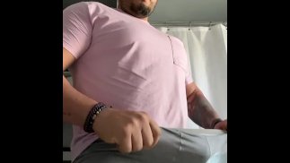 Slow motion dick bounce