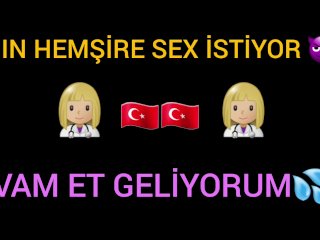 türkçe konusmalı, turkce asmr, diye inliyor, porno