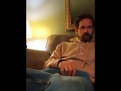 Huge Cock Stepson Jacking Off Big Dick - Screenshot 1 of 16 - Huge Cock