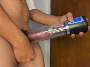 Preview 1 of automatic penis pump that takes my dick automatically