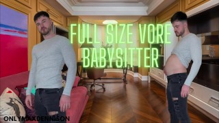 Full sized vore babysitter