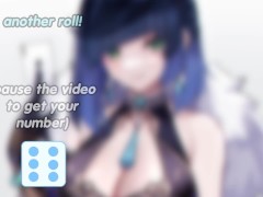 Gamble your orgasm with Yelan JOI (femdom, feet, edging, domination, genshin impact, joi challenge)