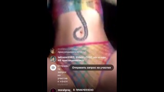 Freaky Couple On Instagram Live Blowjob