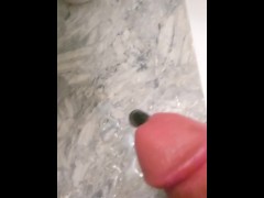 Cum on the bathroom counter - Screenshot 13 of 16 - Pierced Dick