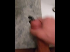 Cum on the bathroom counter - Screenshot 2 of 16 - Thick Cock