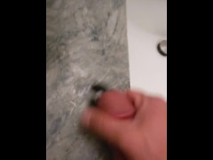 Cum on the bathroom counter - Screenshot 3 of 16 - Pierced Dick